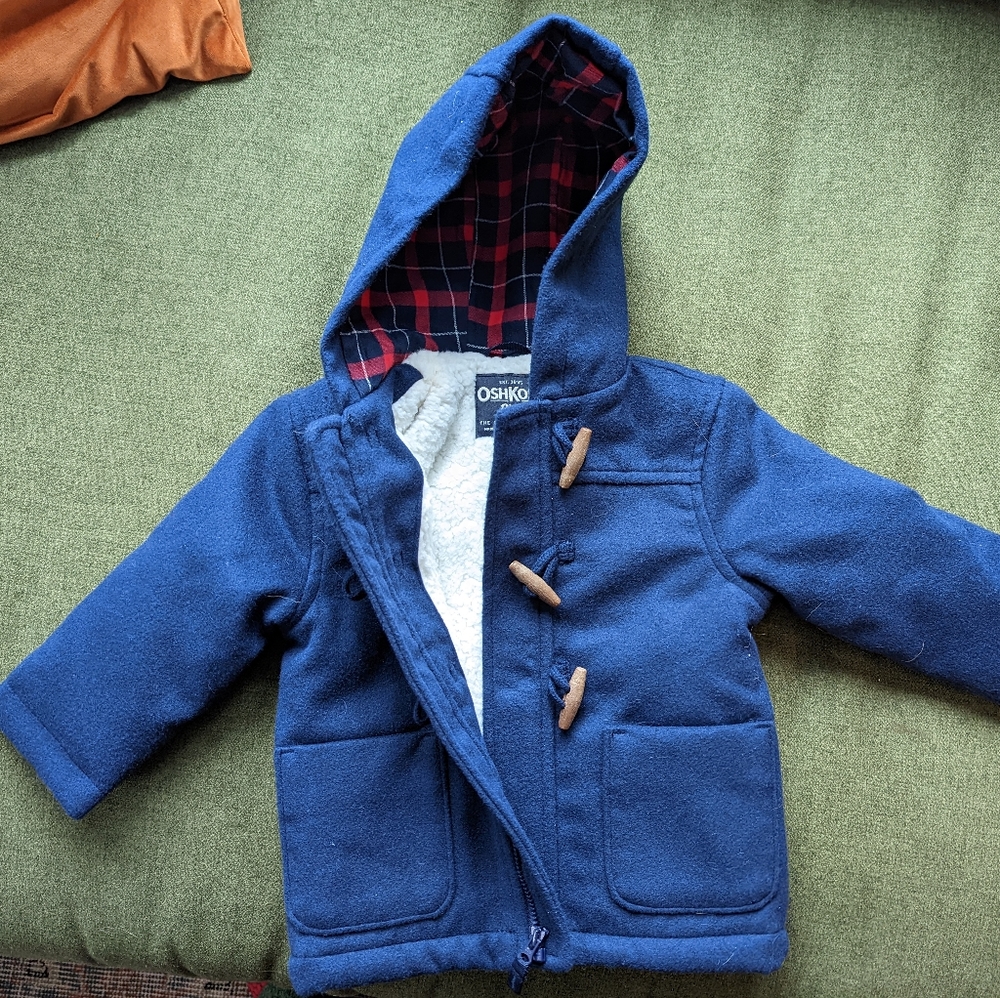 Wool duffle coat
